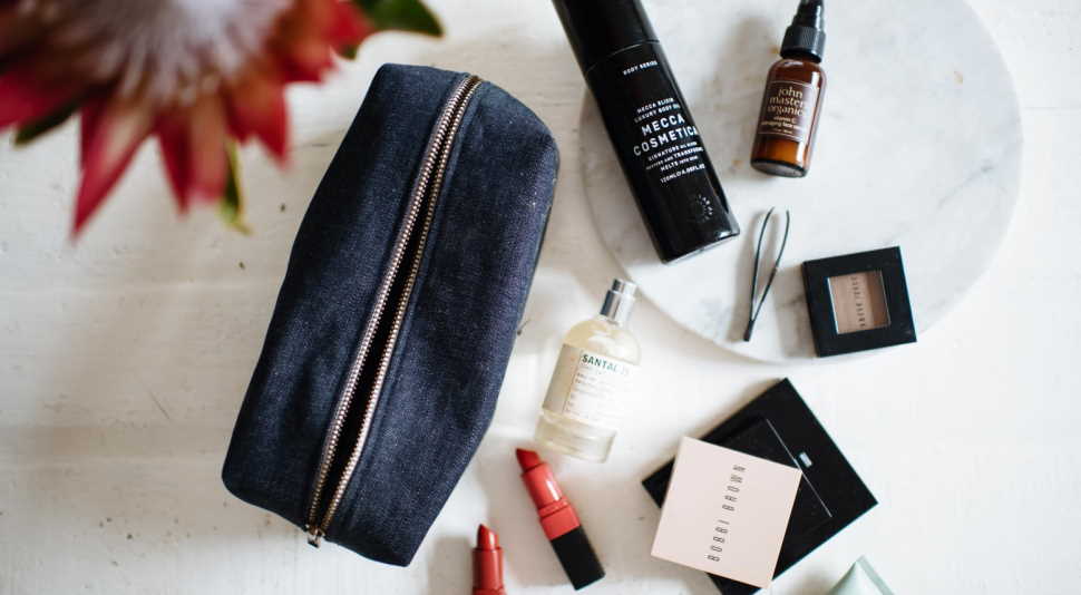 DIY makeup bag